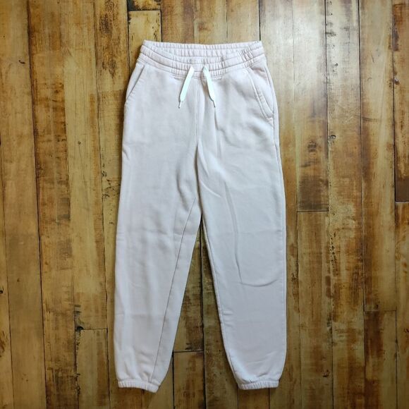Old Navy jogger sweatpants size 10 to 12 pink Large unisex fall winter - Picture 1 of 6